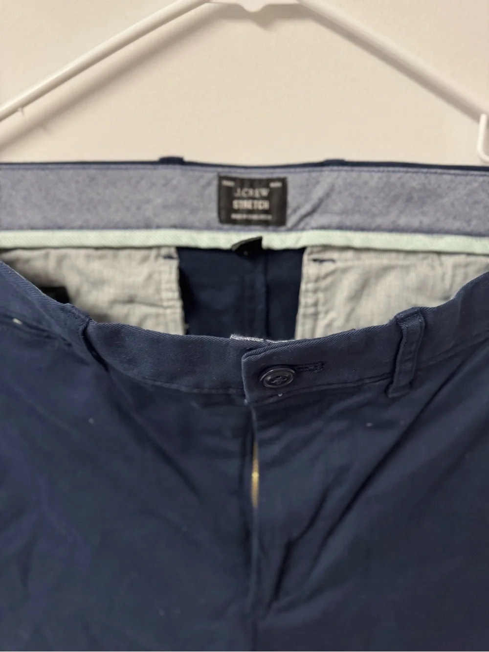 J. Crew Navy Slim Fit Chinos